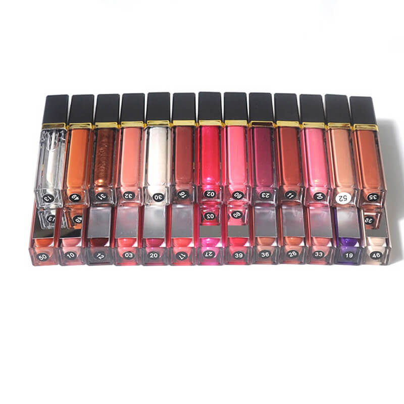 64 color lip gloss nude shimmer high pigmented mirror tube (color 1-32)