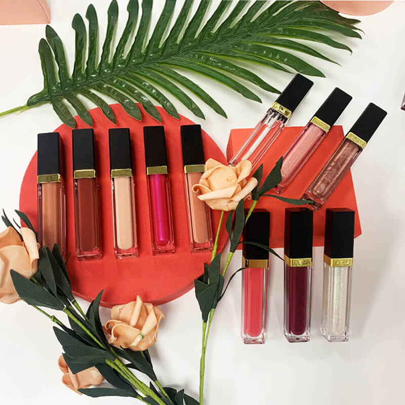 64 color lip gloss nude shimmer high pigmented mirror tube (color 33-64)