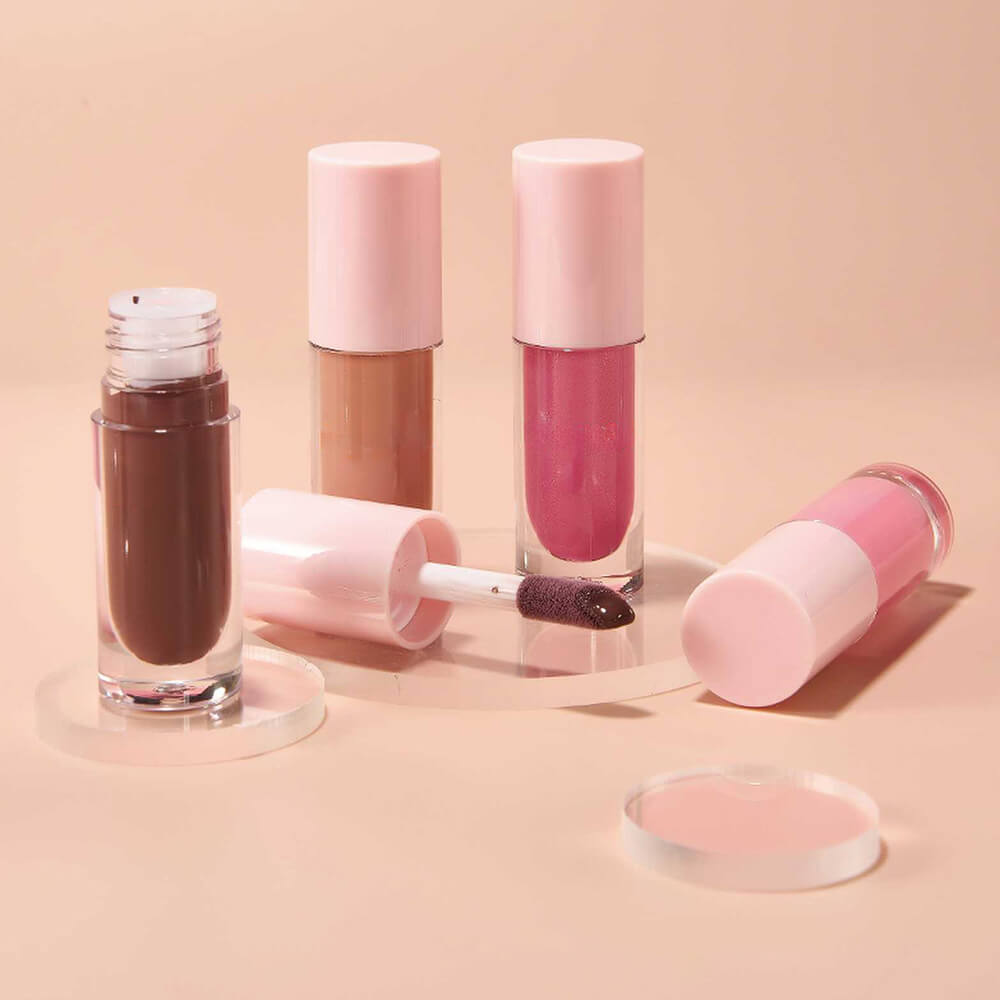 16 color nude lip gloss moisturizing lip glaze high pigment vegan