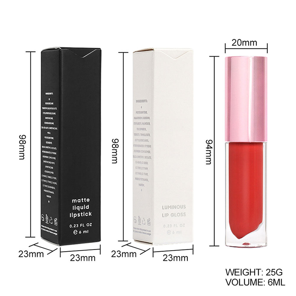 27-Color Maple Brown Lip Gloss Hydrating Lip Glaze High Pigment Low MOQ