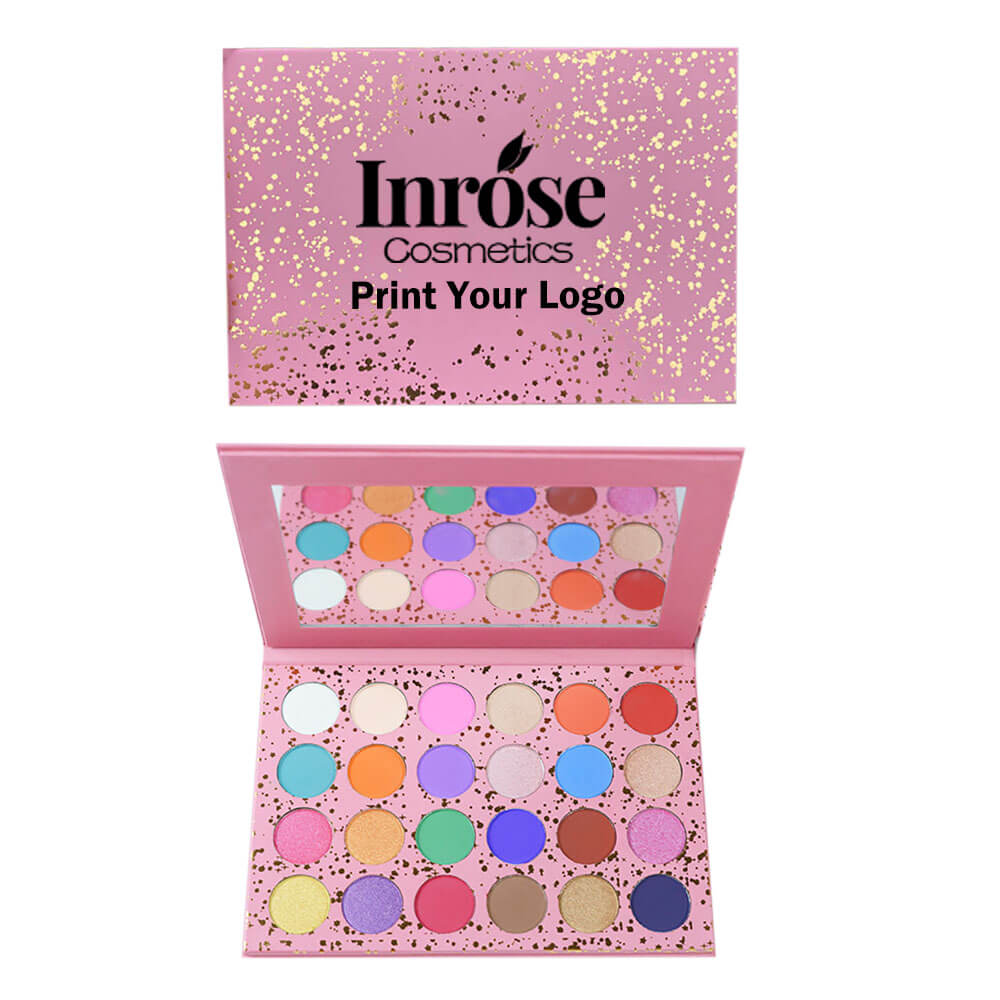 24 color eyeshadow palette pink colorful high pigmented