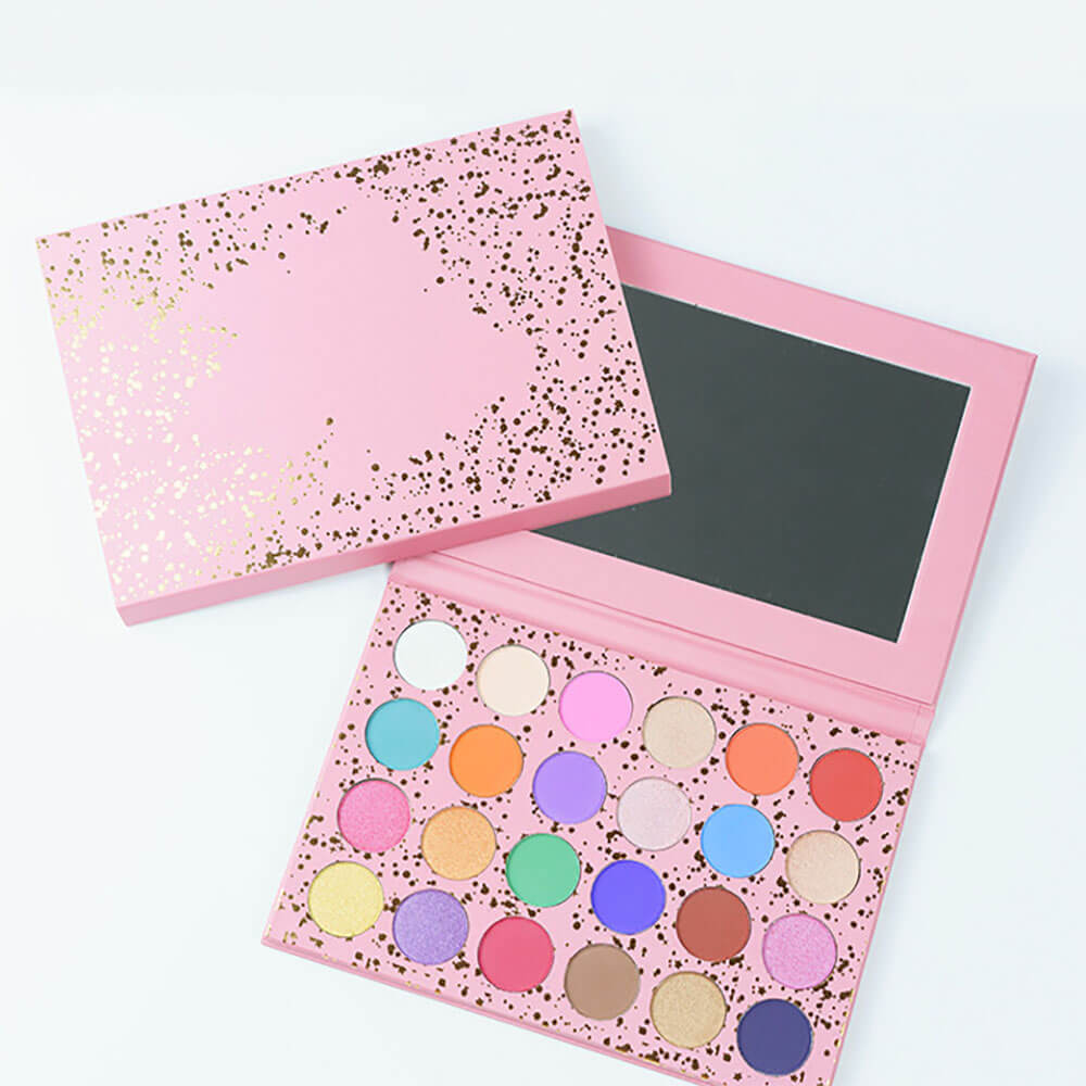 24 color eyeshadow palette pink colorful high pigmented