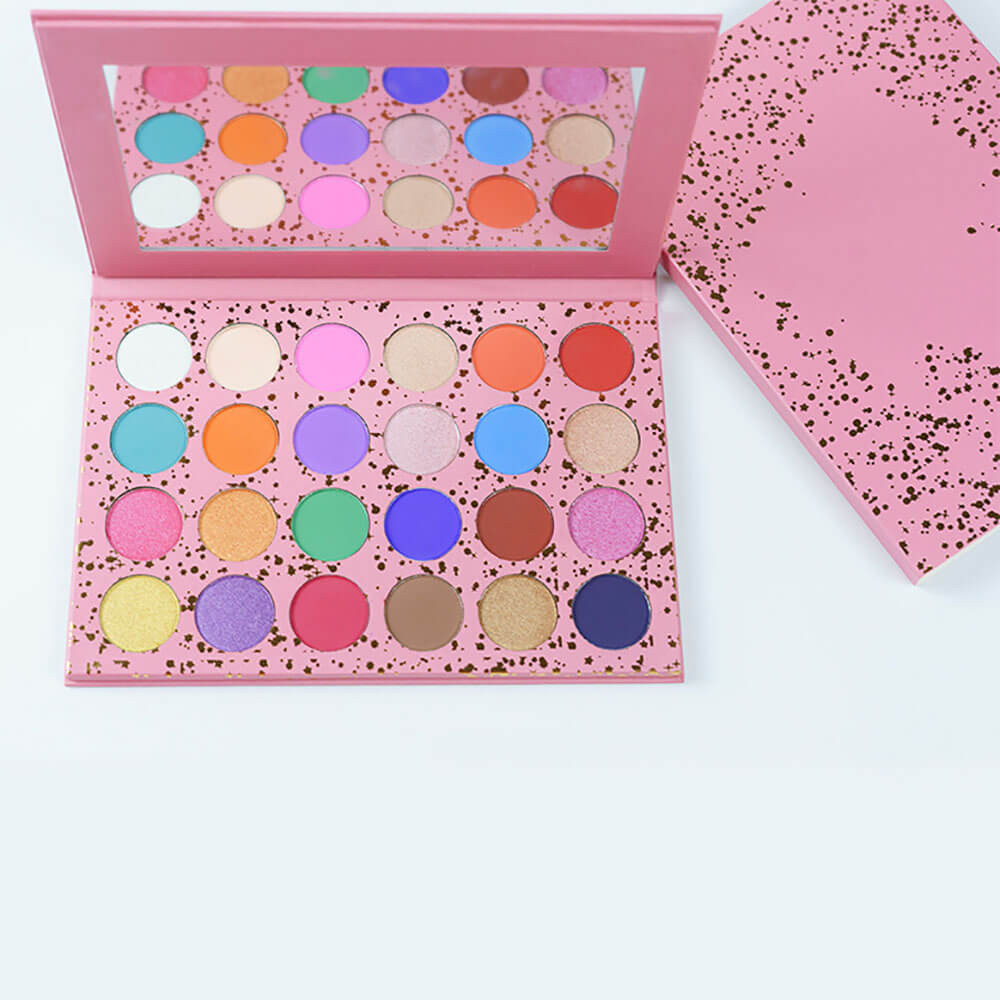 24 color eyeshadow palette pink colorful high pigmented