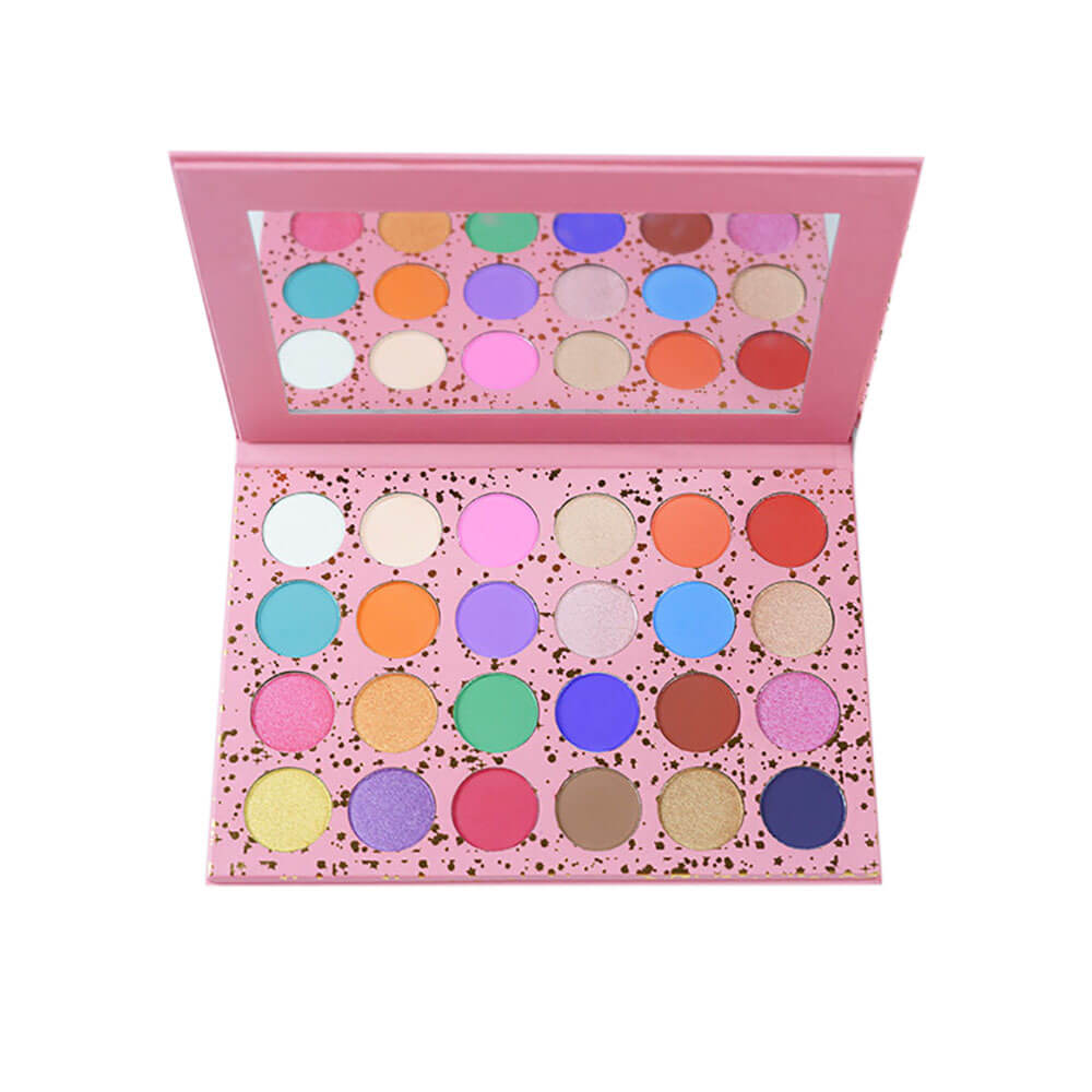 24 color eyeshadow palette pink colorful high pigmented