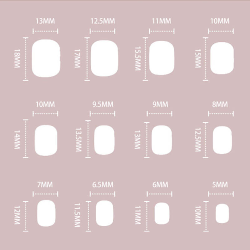 Wearable press on nails short style nail patch glitter finished nail