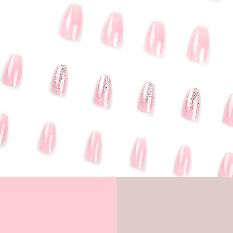 Manicure nails patches wearable nail glitter fake nail finished nails