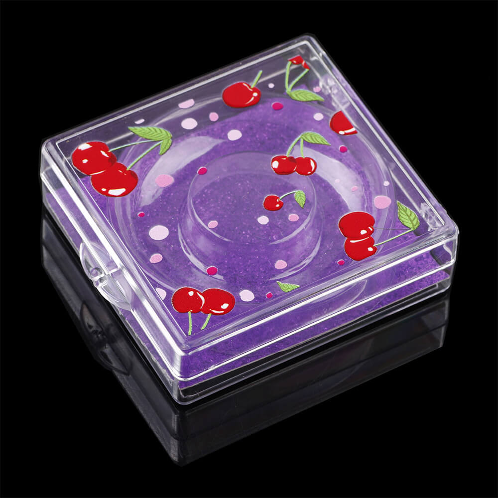 12 color cherry eyelash box square empty packaging box creative new
