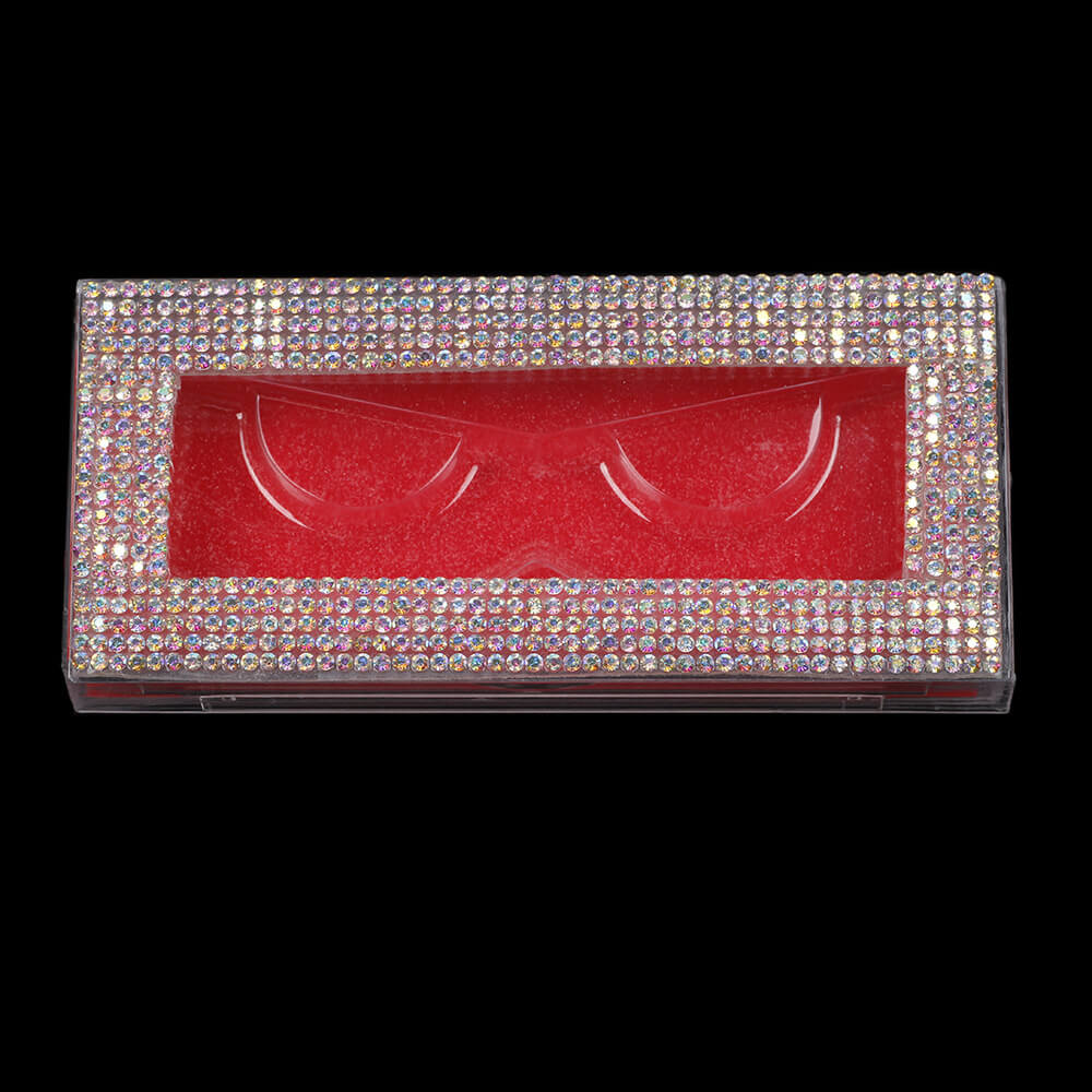 11 color diamond lash box pull-out rectangular eyelash packaging box