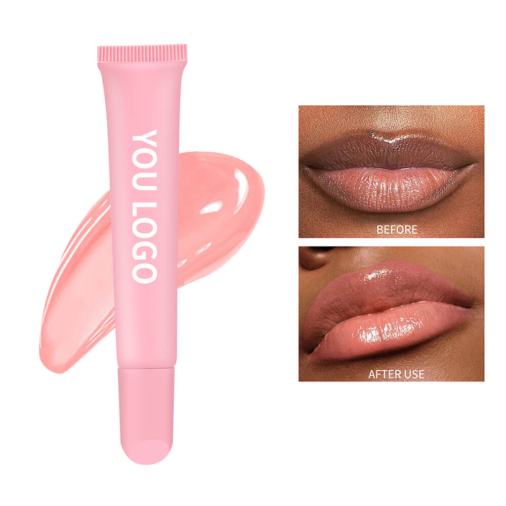 5 color polypeptide lip gloss moisturizing nourishing squeeze lip oil vegan