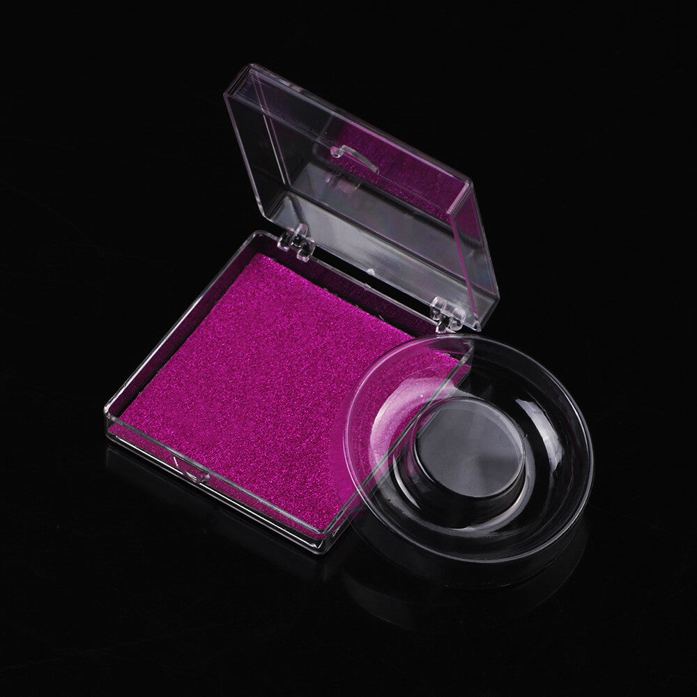 13 color square eyelash box empty packaging box thickened single pair