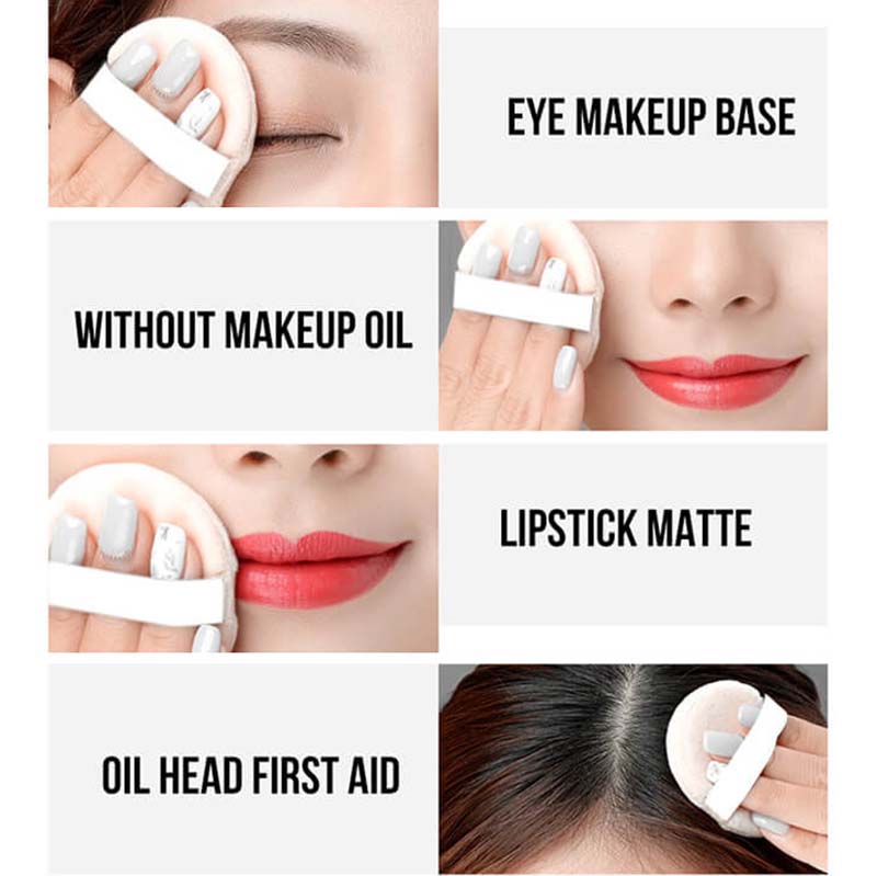 8 color loose setting powder face brighten oil control vegan