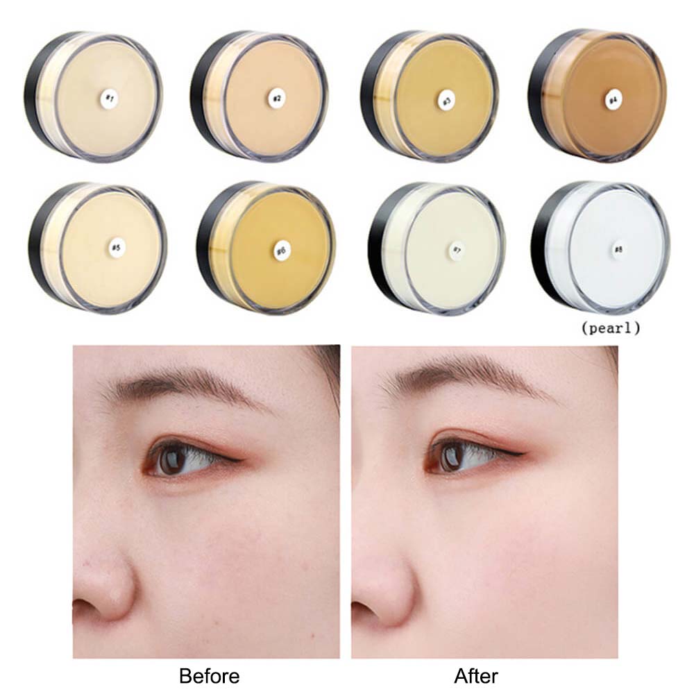 8 color loose setting powder oil control long lasting