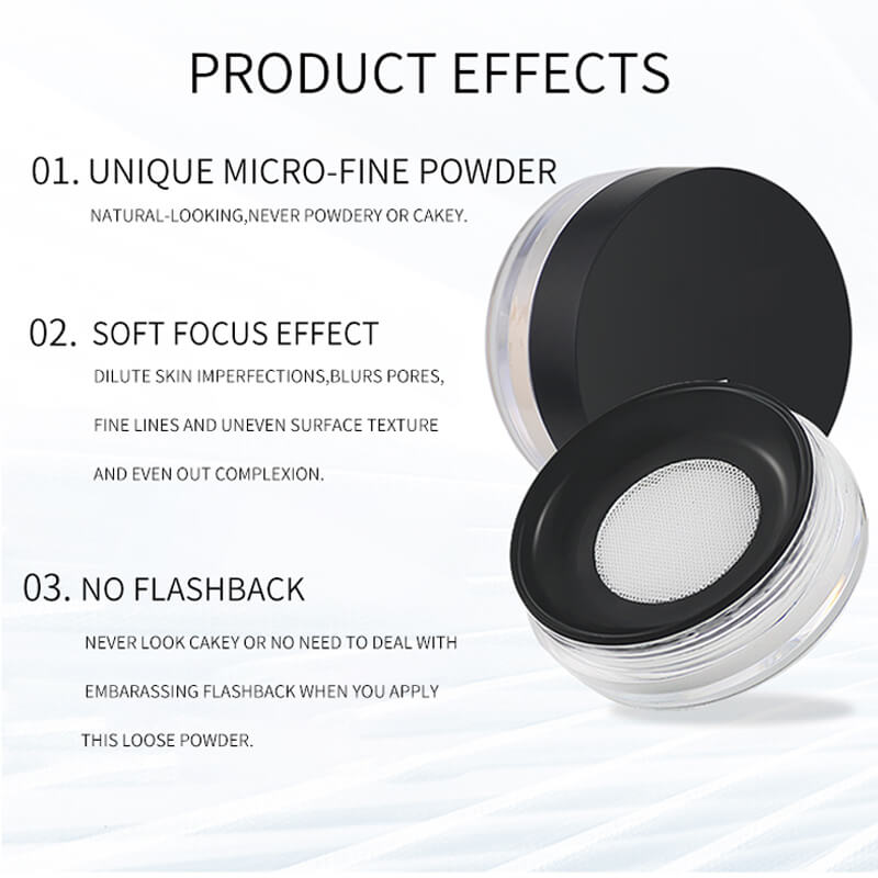 8 color loose setting powder face brighten oil control vegan