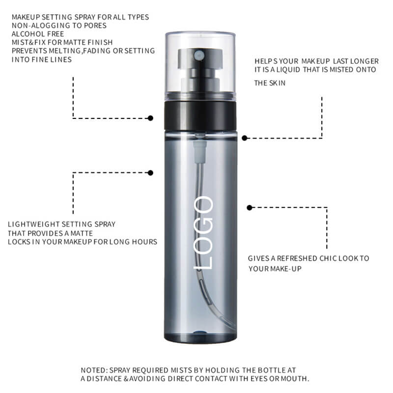 Setting spray oil control makeup water long lasting vegan 100ml