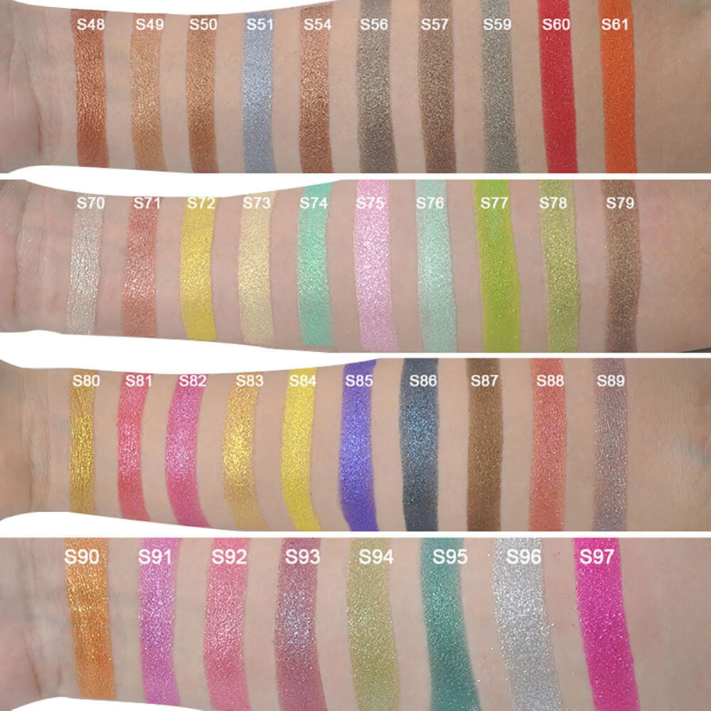 18 color DIY eyeshadow palette 26mm high pigmented print your logo
