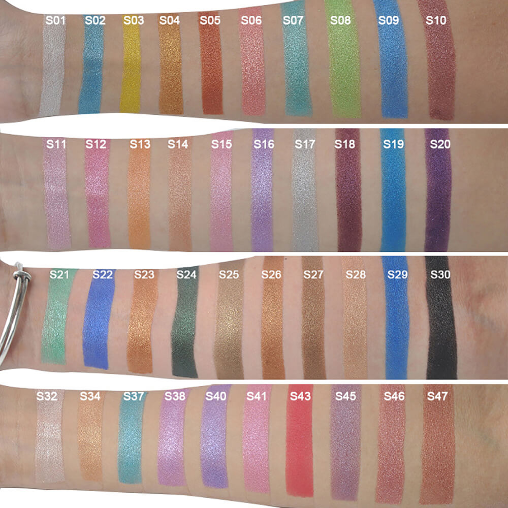 15 color DIY eyeshadow palette 26mm long lasting vegan multi-color