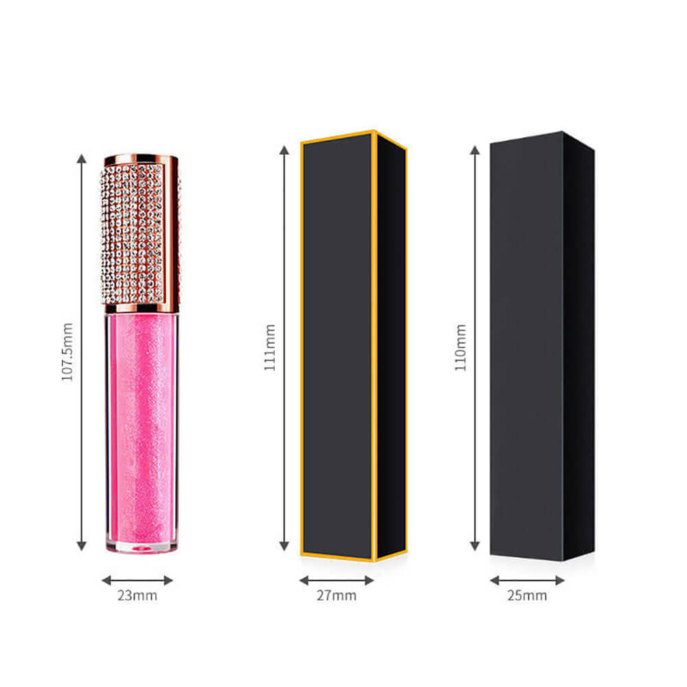 26 Color Lip Gloss Shimmer Glitter Mermaid Shiny Plumping Diamond Tube