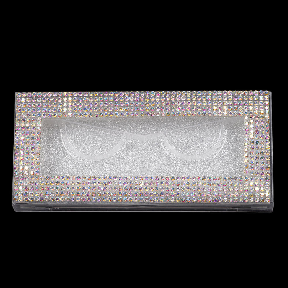 11 color diamond lash box pull-out rectangular eyelash packaging box