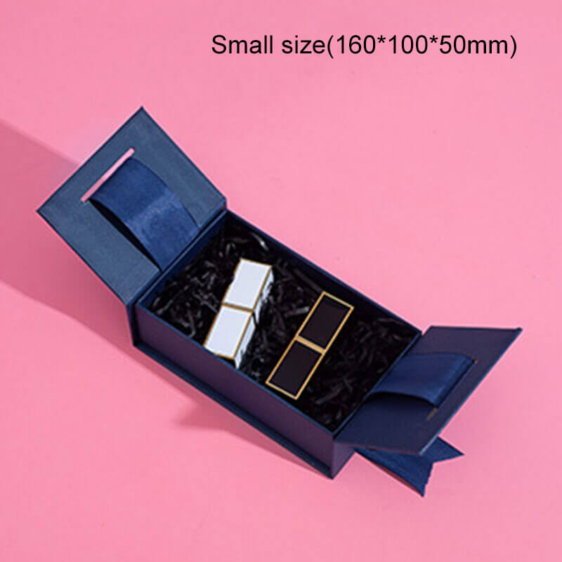 Small makeup gift box kraft wedding packaging birthday paper box