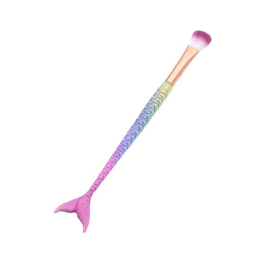 Mermaid makeup brush eyeshadow powder blush highlighter brushes