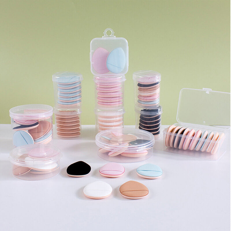 2 pcs small powder puff makeup sponge air cushion cream finger puff