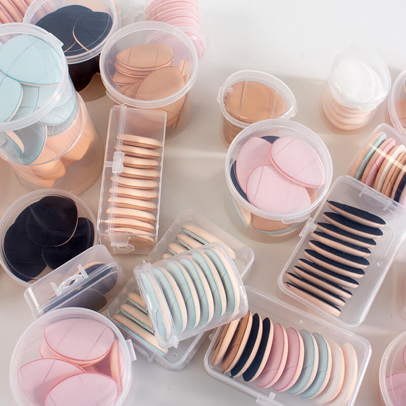 10 pcs small powder puff makeup sponge air cushion puff set