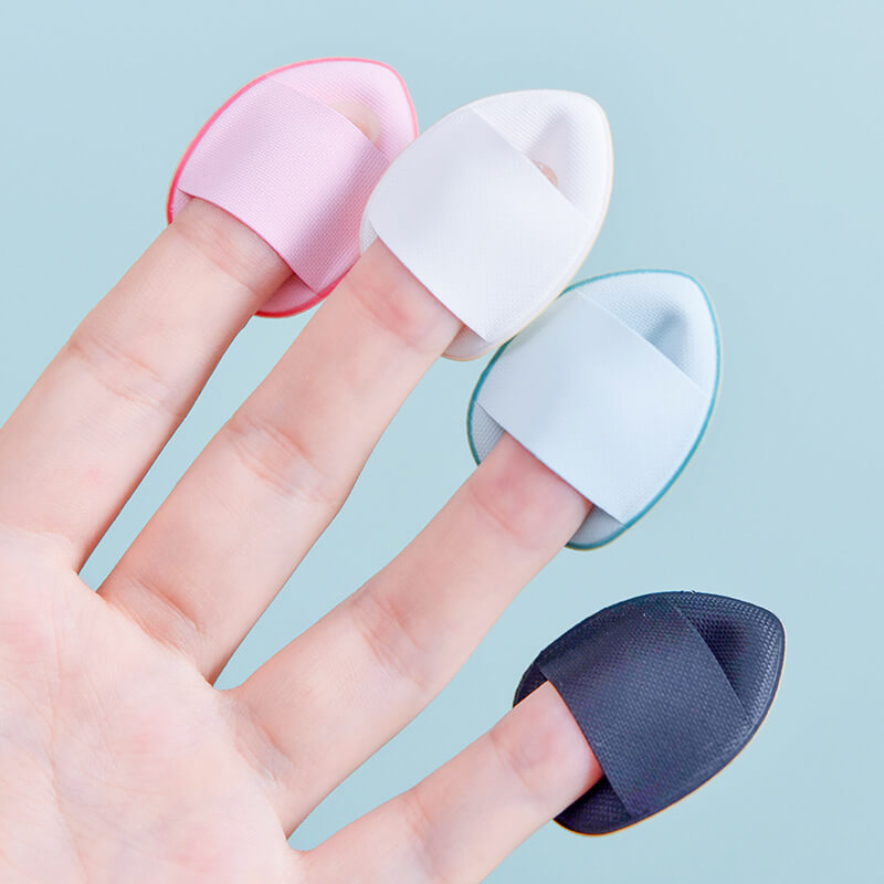 2 pcs small powder puff makeup sponge air cushion cream finger puff