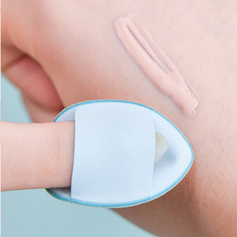 10 pcs small powder puff makeup sponge air cushion puff rectangle box