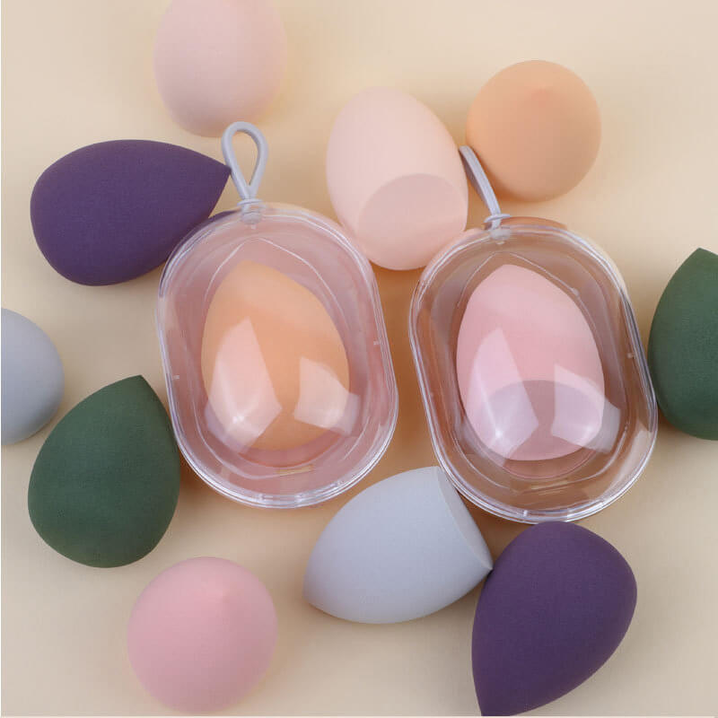 6 color beauty blender makeup sponge powder puff dry and wet