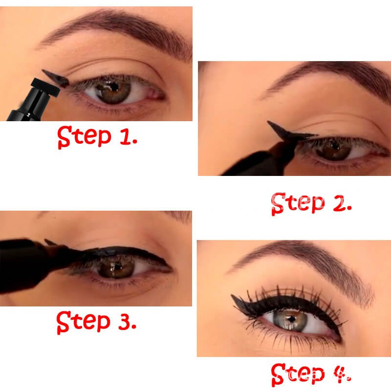 22 color liquid eyeliner eye stamp waterproof long lasting pink tube