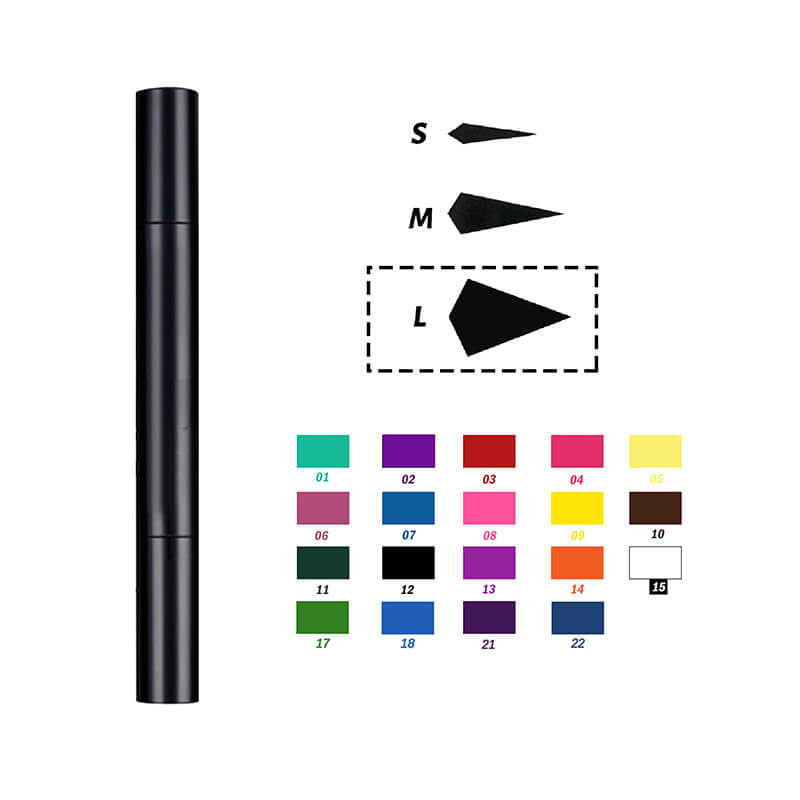22 color liquid eyeliner eye stamp long lasting waterproof black tube