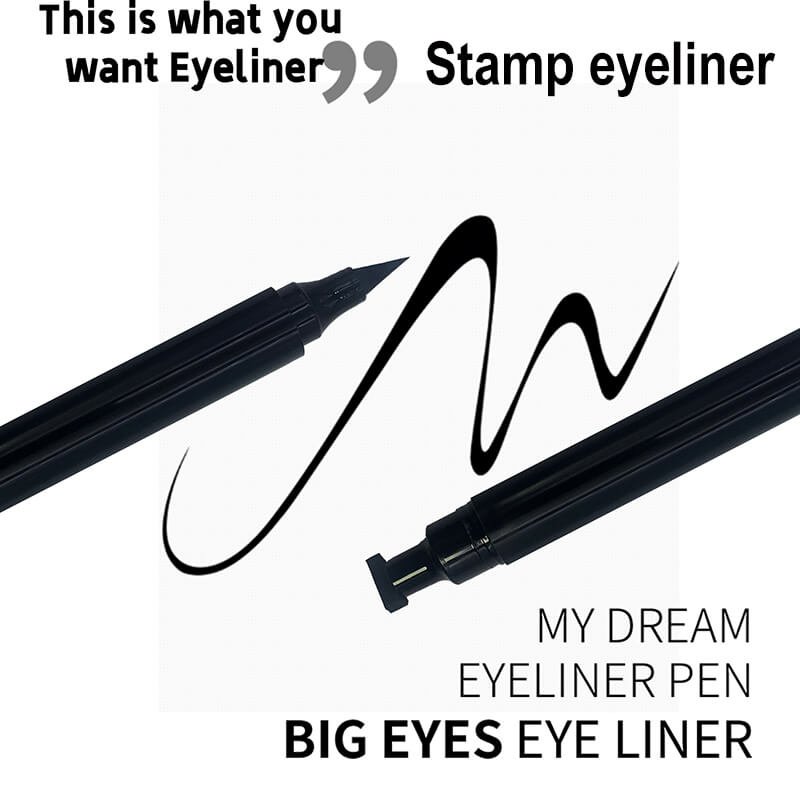 22 color liquid eyeliner eye stamp long lasting waterproof light pink tube