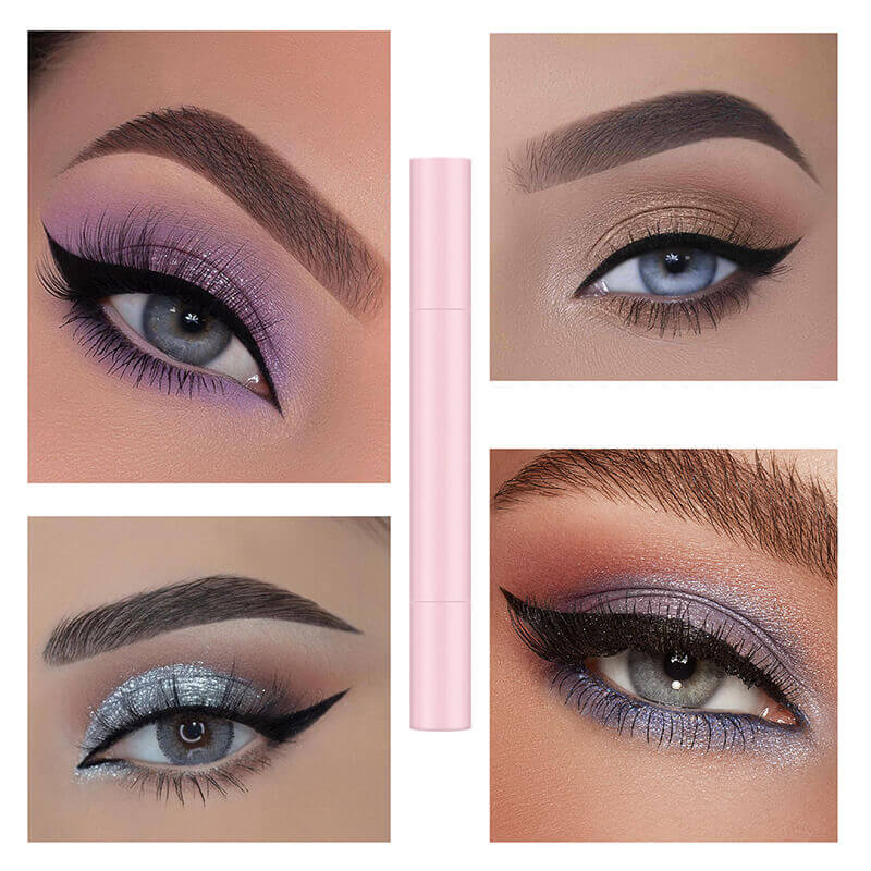 22 color liquid eyeliner eye stamp long lasting waterproof light pink tube