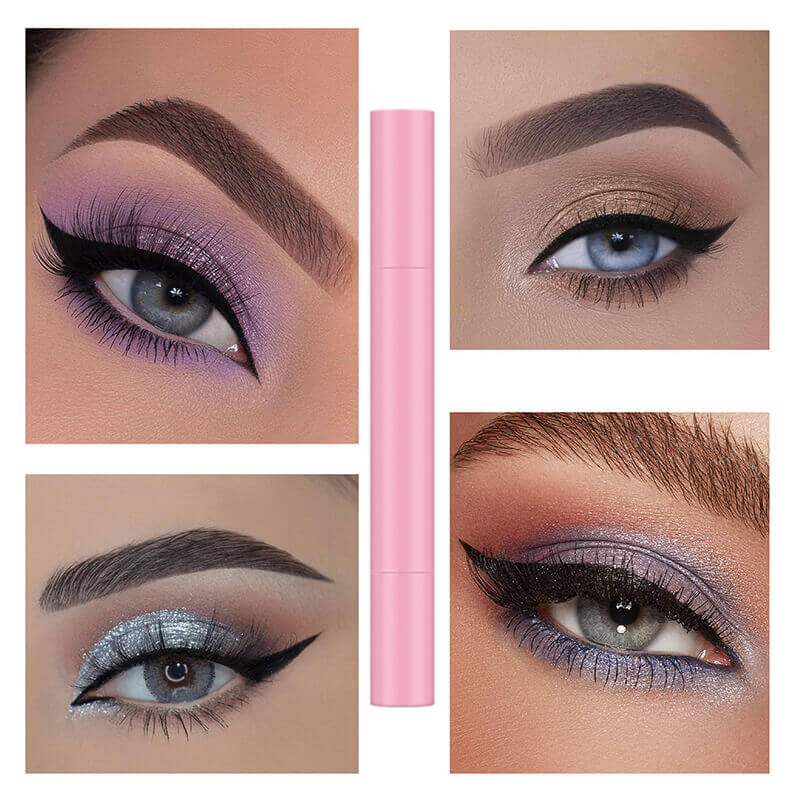 22 color liquid eyeliner eye stamp waterproof long lasting pink tube
