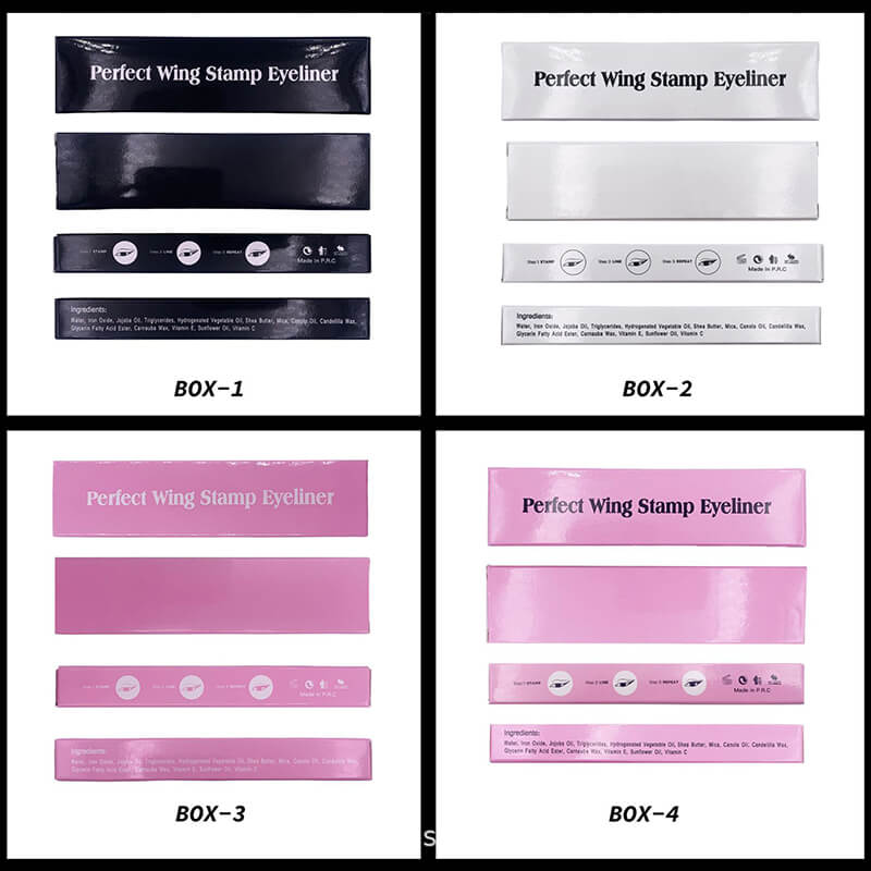 22 color liquid eyeliner eye stamp long lasting waterproof purple tube