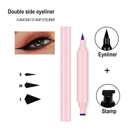 22 color liquid eyeliner eye stamp long lasting waterproof light pink tube