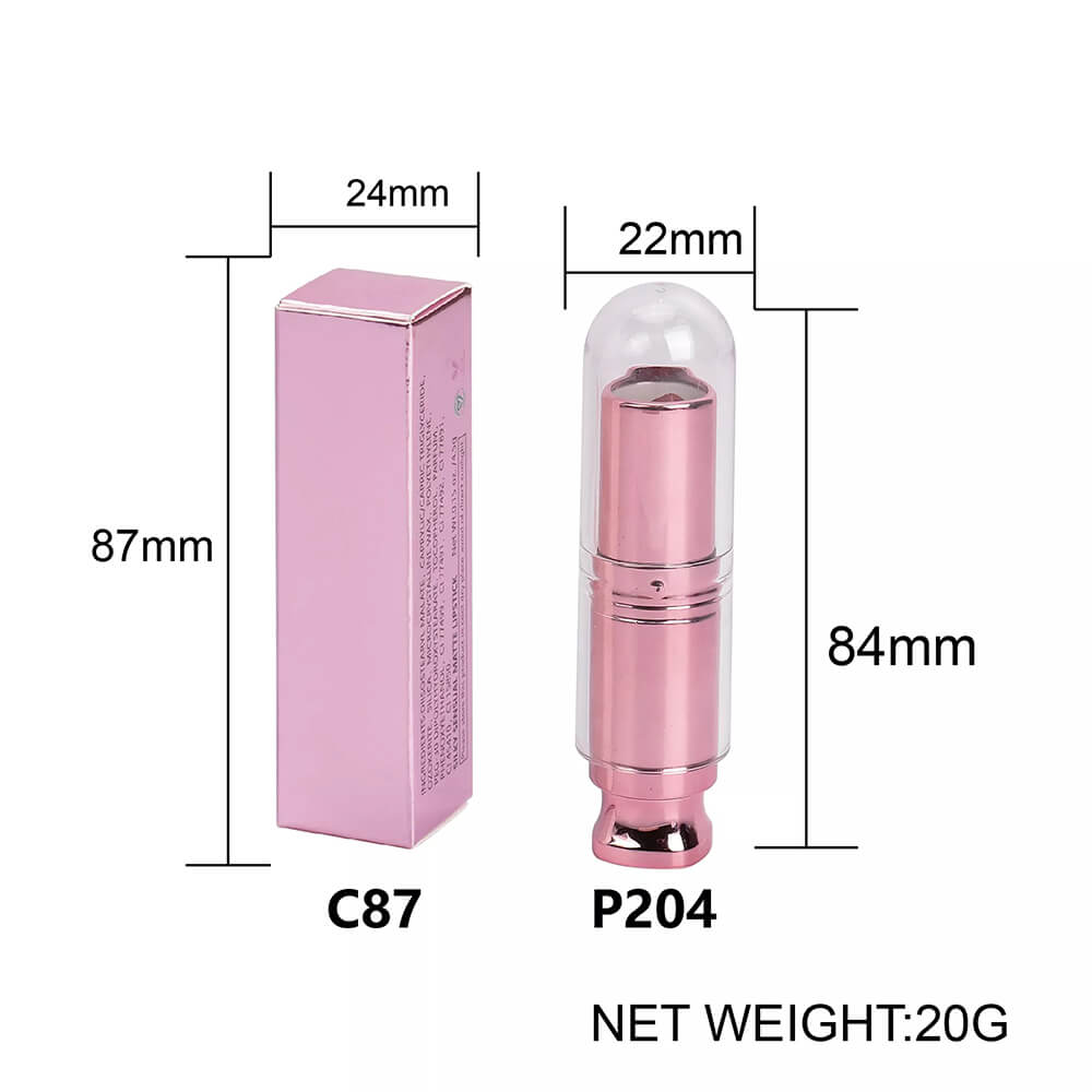 Cambio de temperatura de bálsamo labial de flor de 5 colores