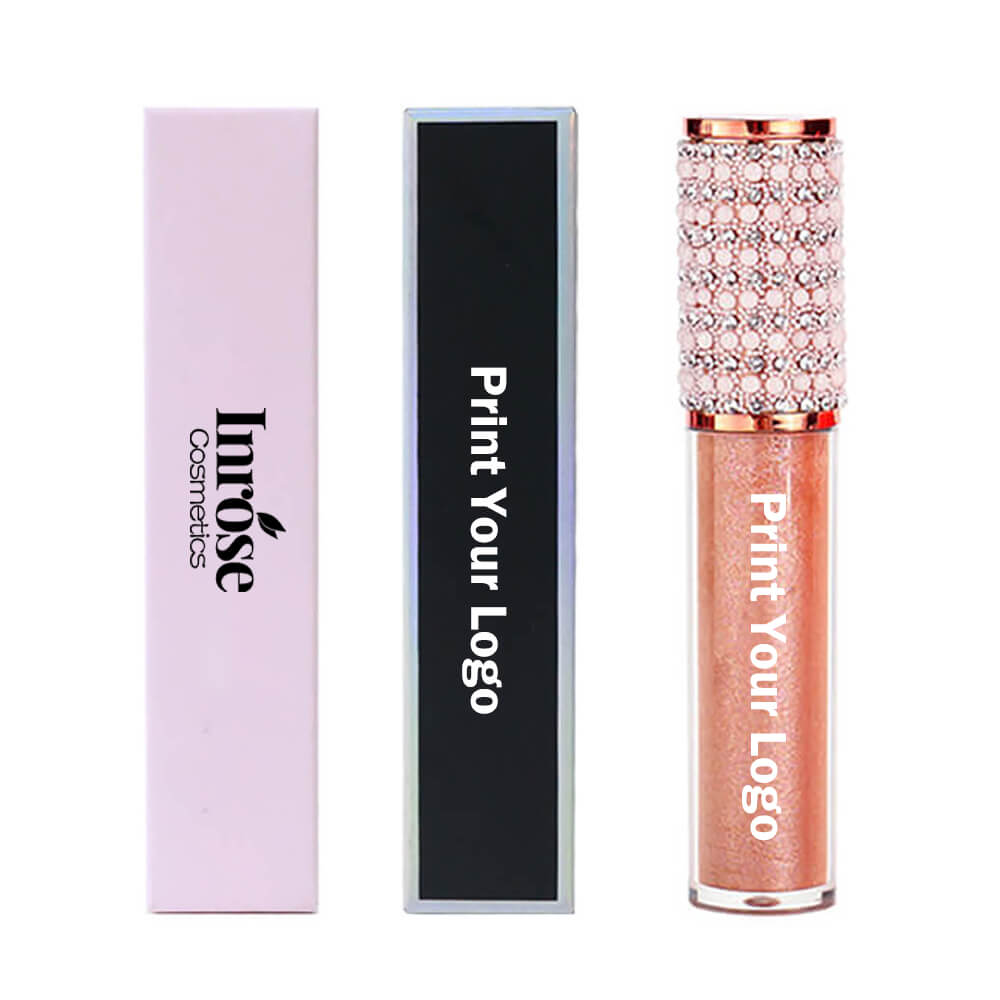 64 color gold diamond tube lip gloss nude shimmer high pigmented (color 33-64)