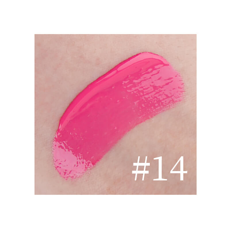 22 color lip gloss lip glaze non-stick high pigmented square tube