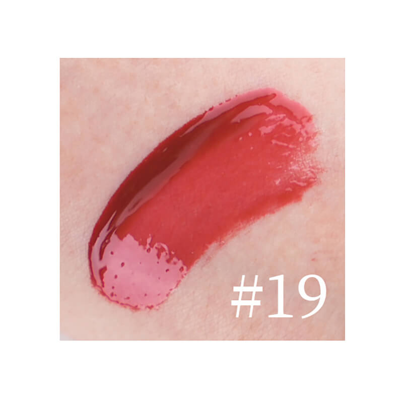 22 color lip gloss lip glaze non-stick high pigmented square tube