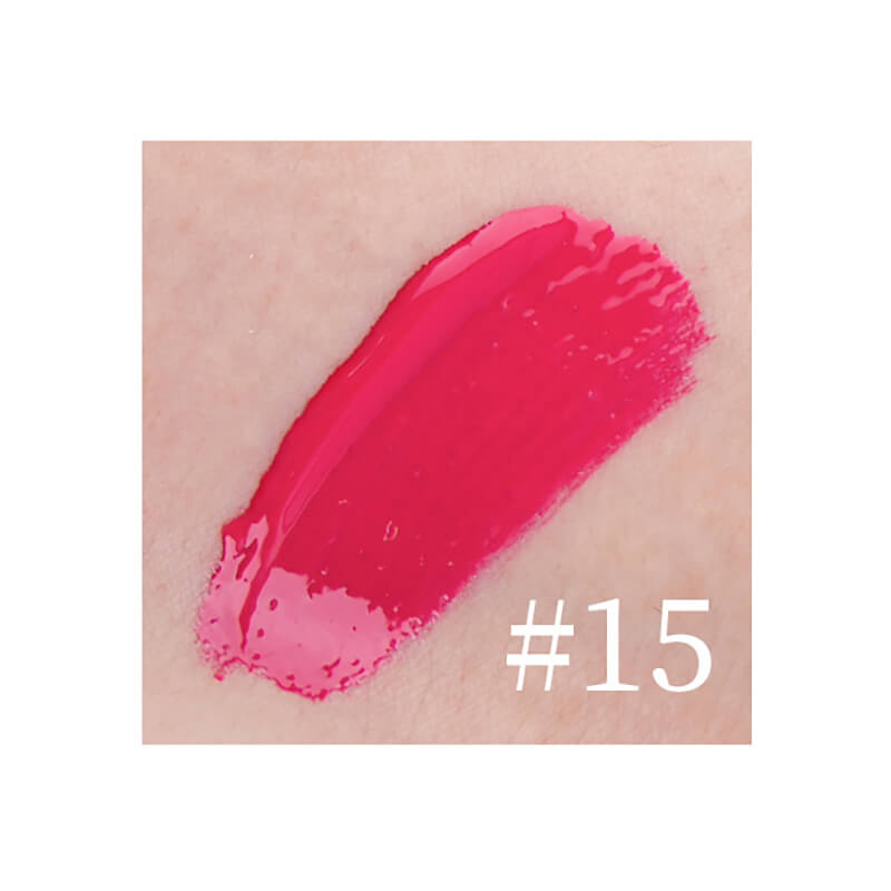 22 color lip gloss lip glaze non-stick high pigmented square tube