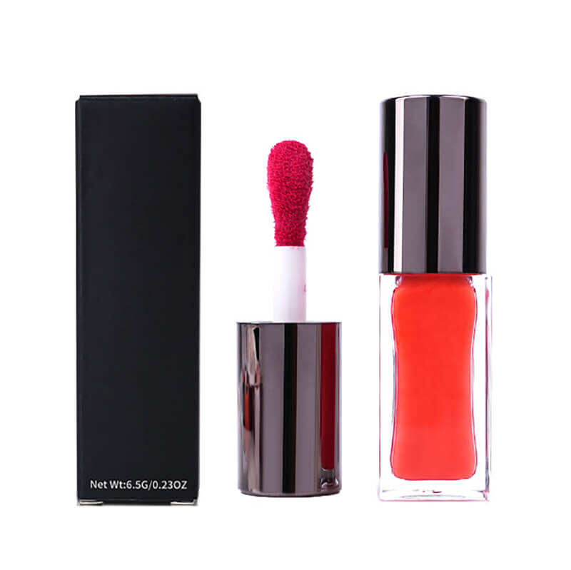 22 color lip gloss lip glaze non-stick high pigmented square tube