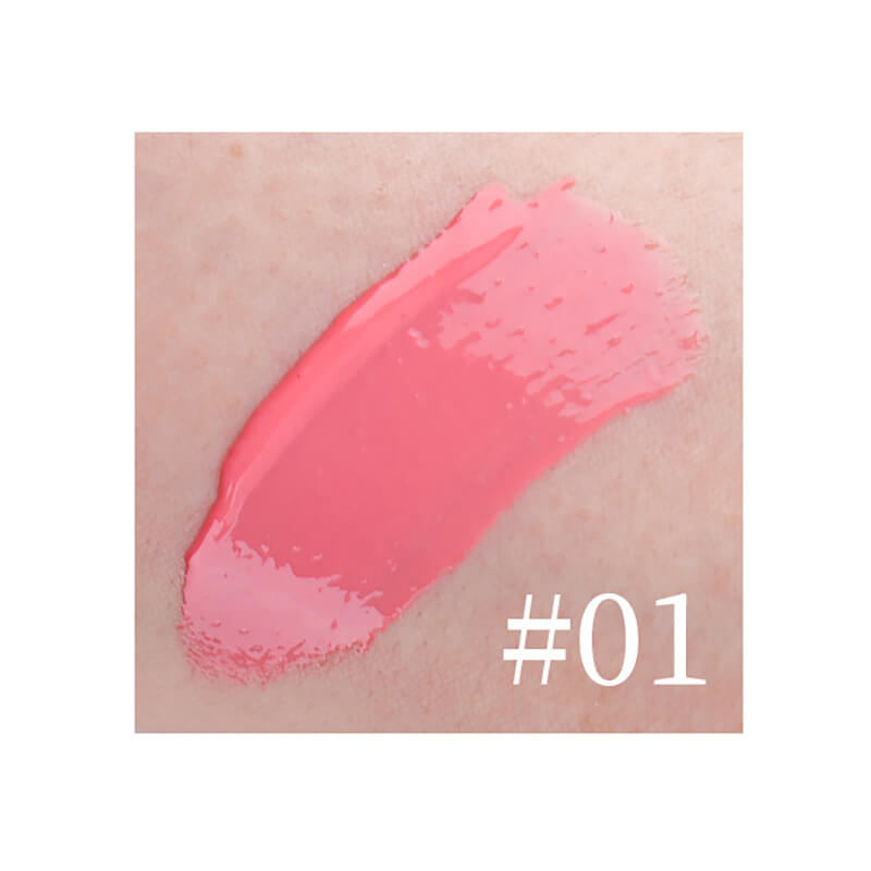 22 color lip gloss lip glaze non-stick high pigmented square tube