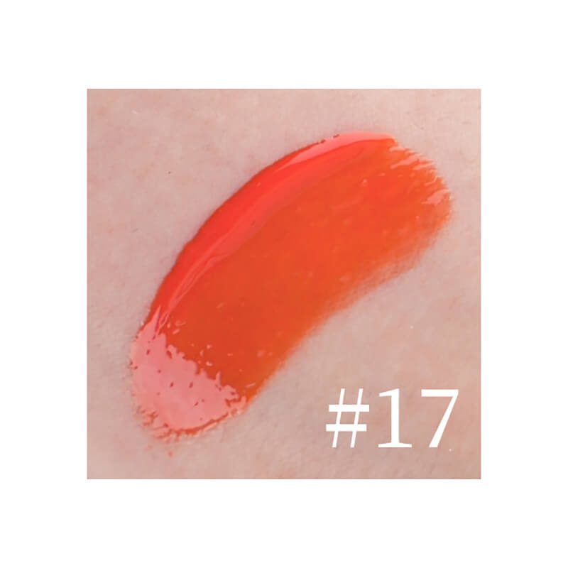22 color lip gloss lip glaze non-stick high pigmented square tube