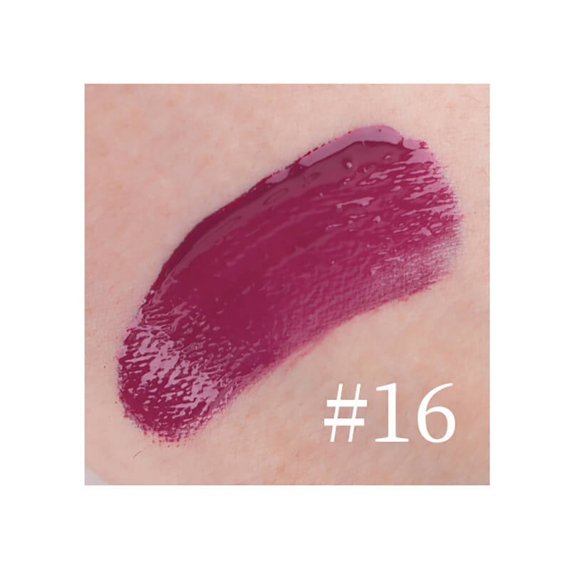 22 color lip gloss lip glaze non-stick high pigmented square tube
