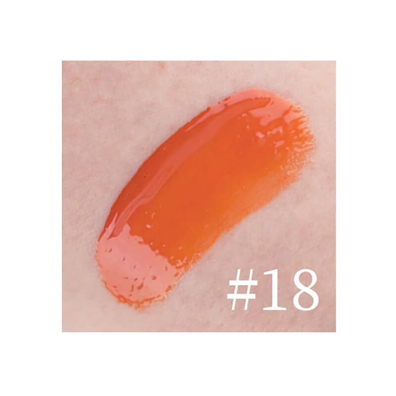 22 color lip gloss lip glaze non-stick high pigmented square tube