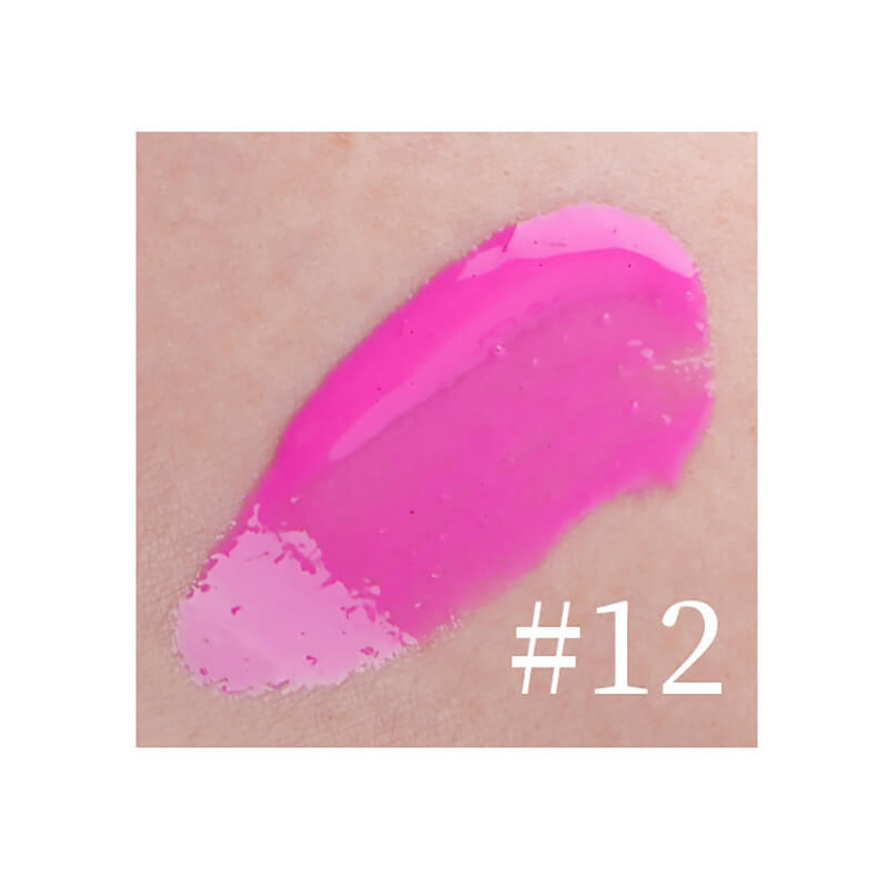 22 color lip gloss lip glaze non-stick high pigmented square tube