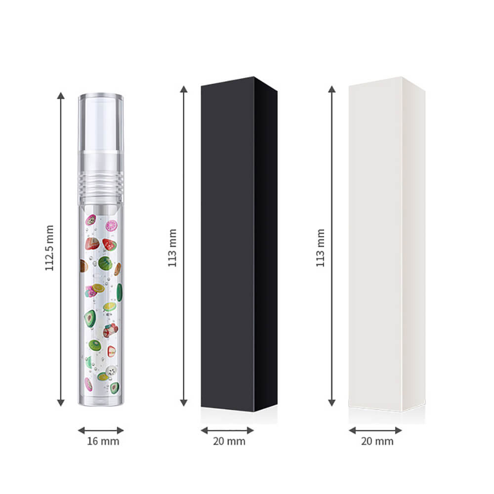 10 color clear lip oil petal temperature change color lipgloss private label