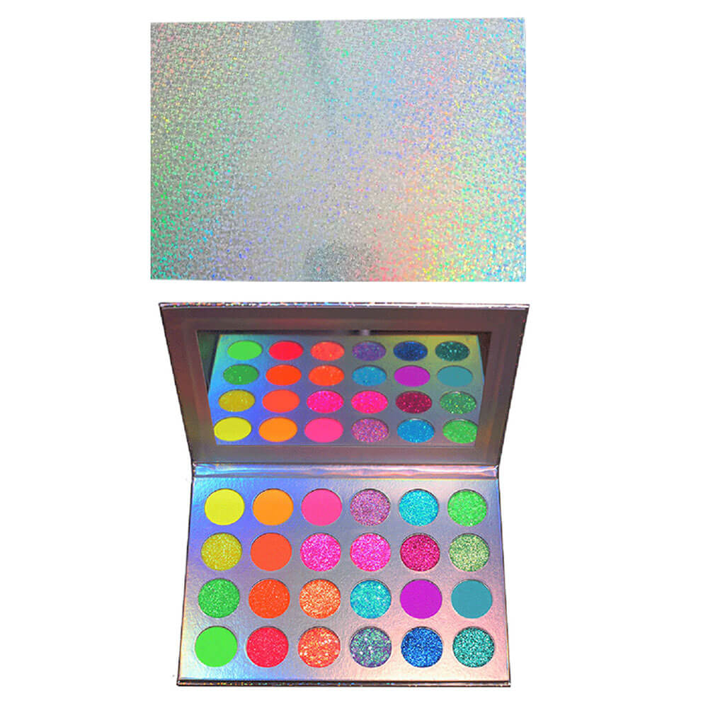 24 color eyeshadow palette light luminous waterproof no logo