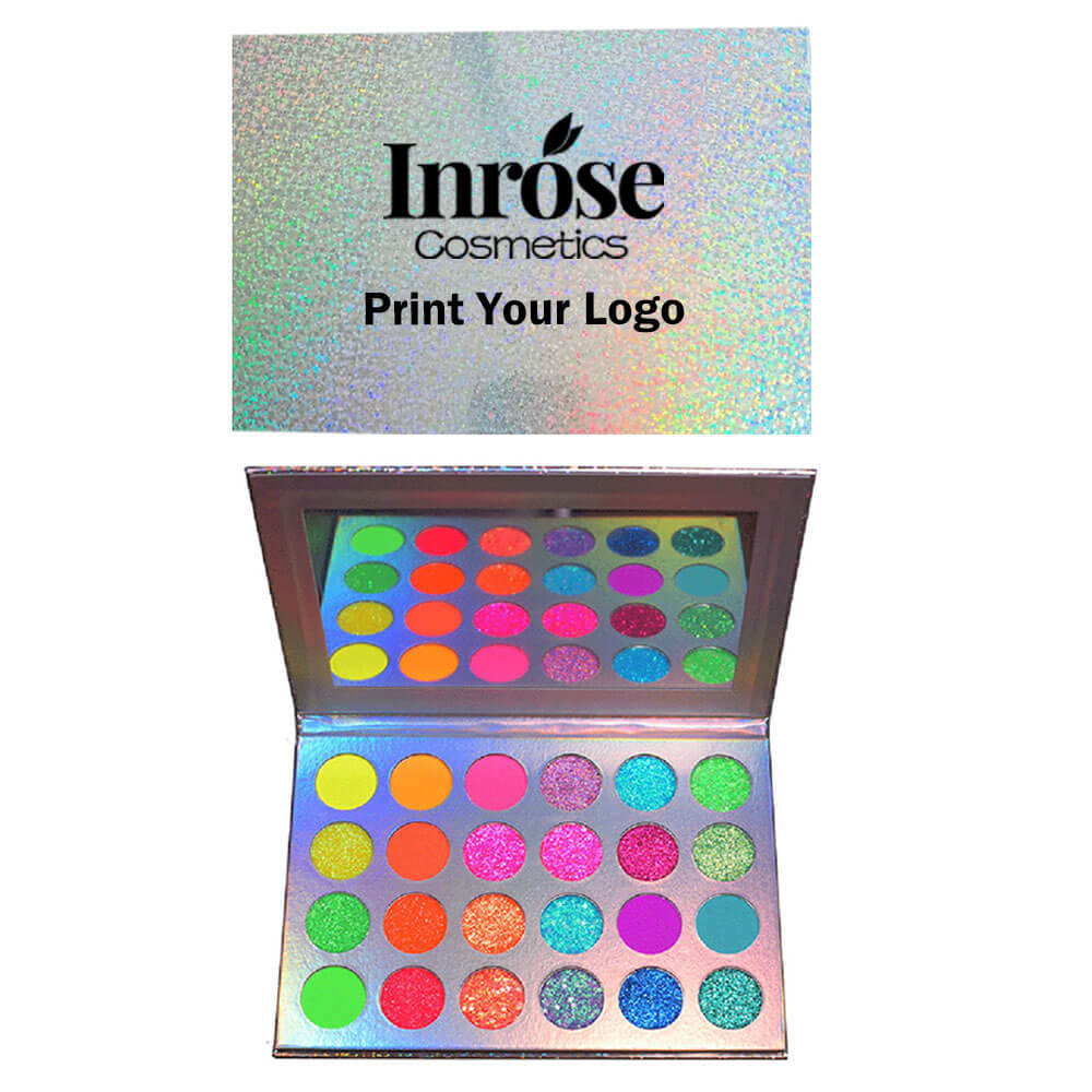 24 color eyeshadow palette light luminous waterproof no logo